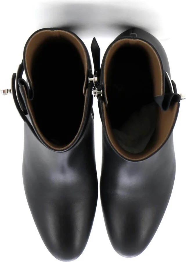 Hermes Women's Saint Germain Ankle Boots Leather - Image 2