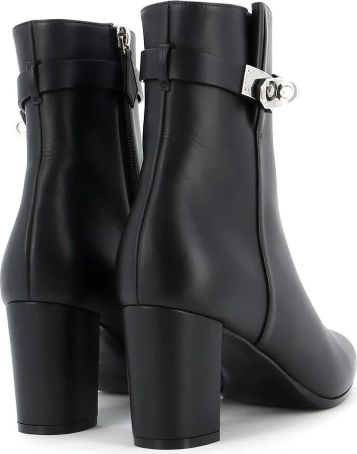 Hermes Women's Saint Germain Ankle Boots Leather - Image 3