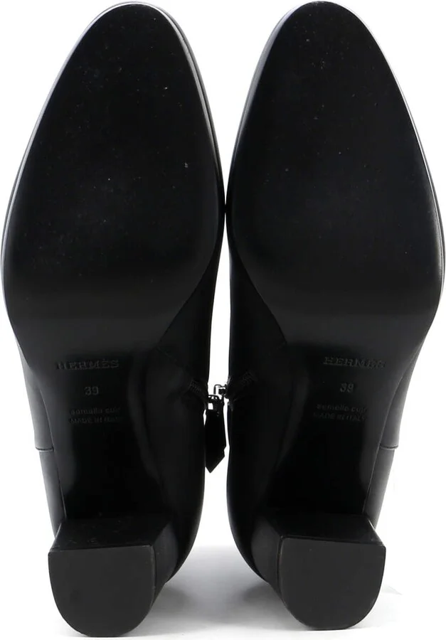 Hermes Women's Saint Germain Ankle Boots Leather - Image 4