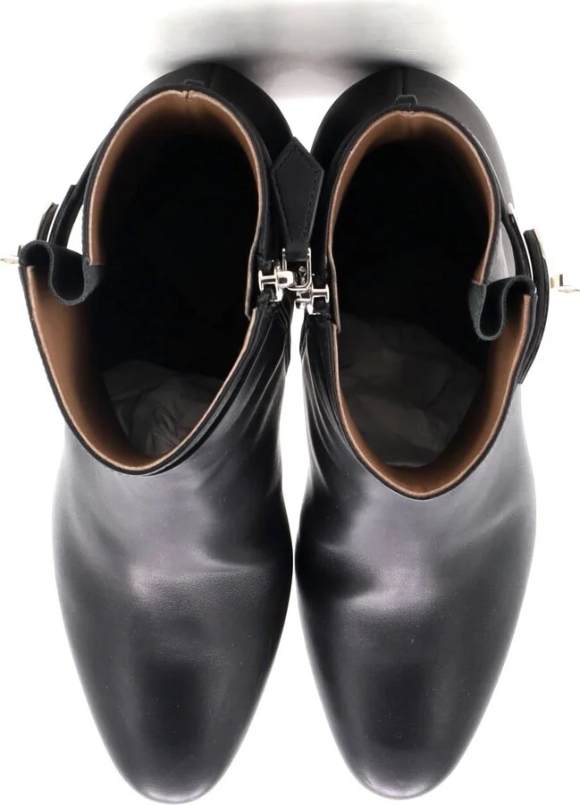 Hermes Women's Saint Germain Ankle Boots Leather - Image 2