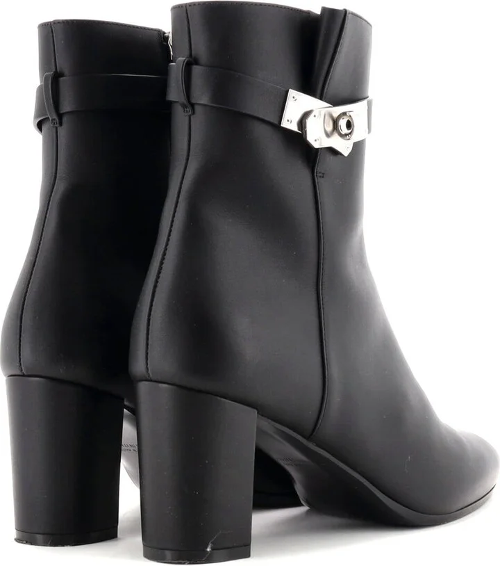 Hermes Women's Saint Germain Ankle Boots Leather - Image 3