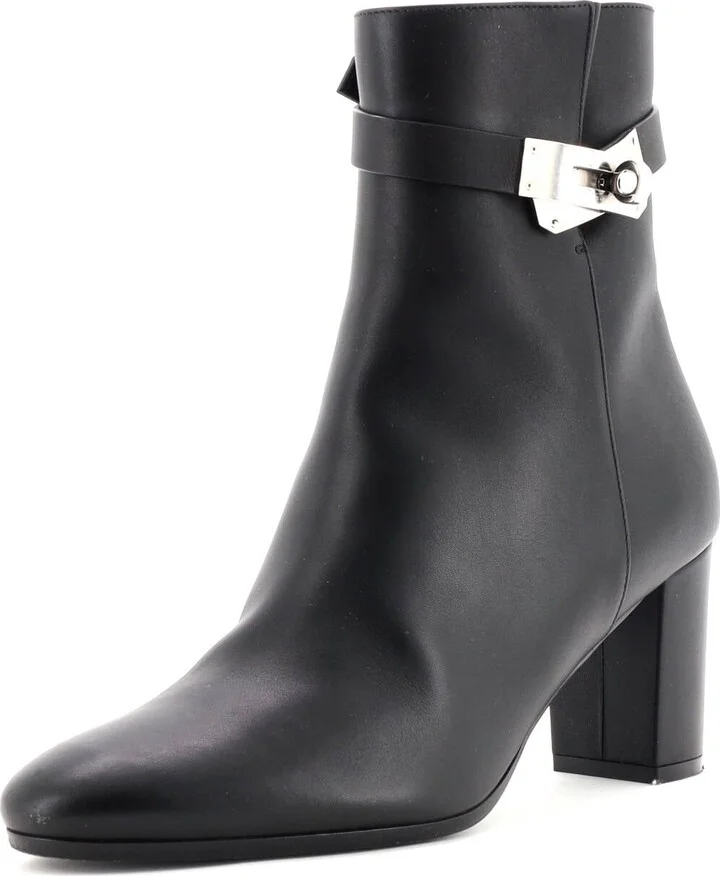 Hermes Women's Saint Germain Ankle Boots Leather