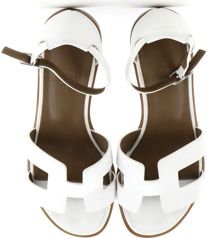 Hermes Women's Santorini Sandals Leather - Image 2