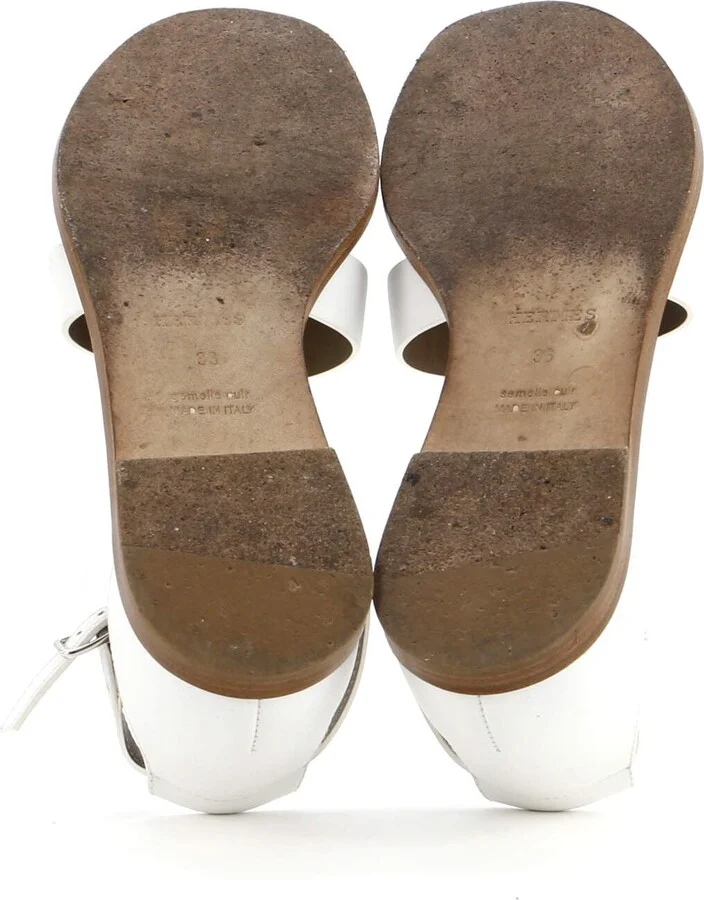 Hermes Women's Santorini Sandals Leather - Image 4