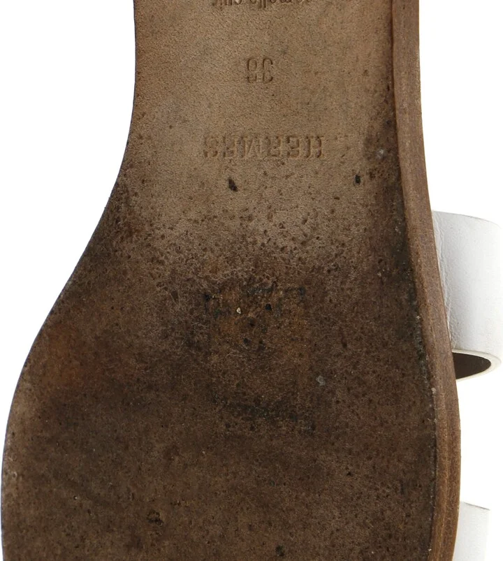 Hermes Women's Santorini Sandals Leather - Image 6