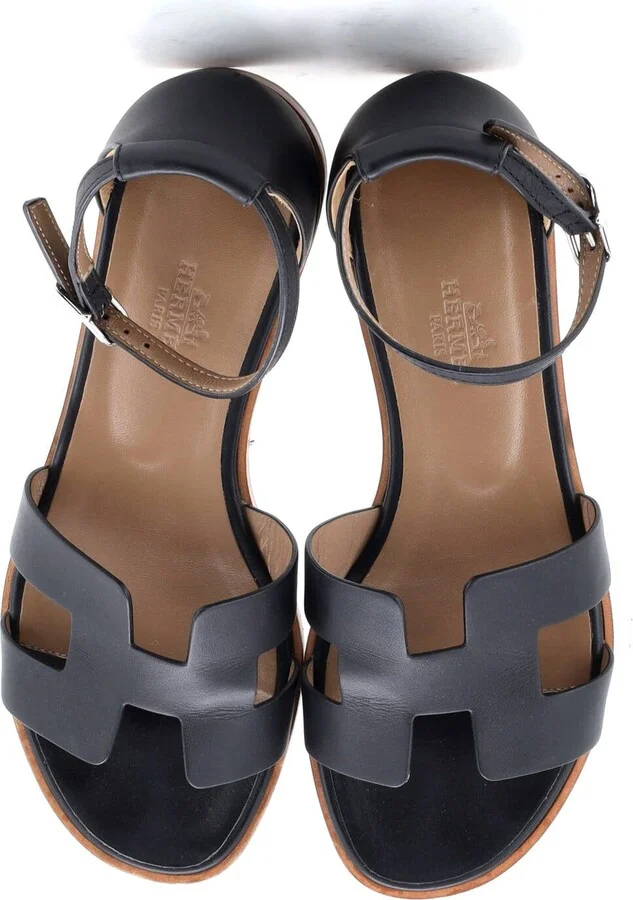 Hermes Women's Santorini Sandals Leather - Image 2
