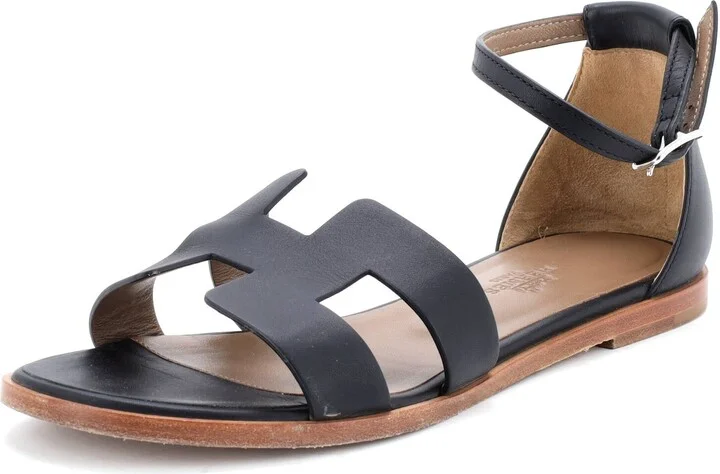 Hermes Women's Santorini Sandals Leather