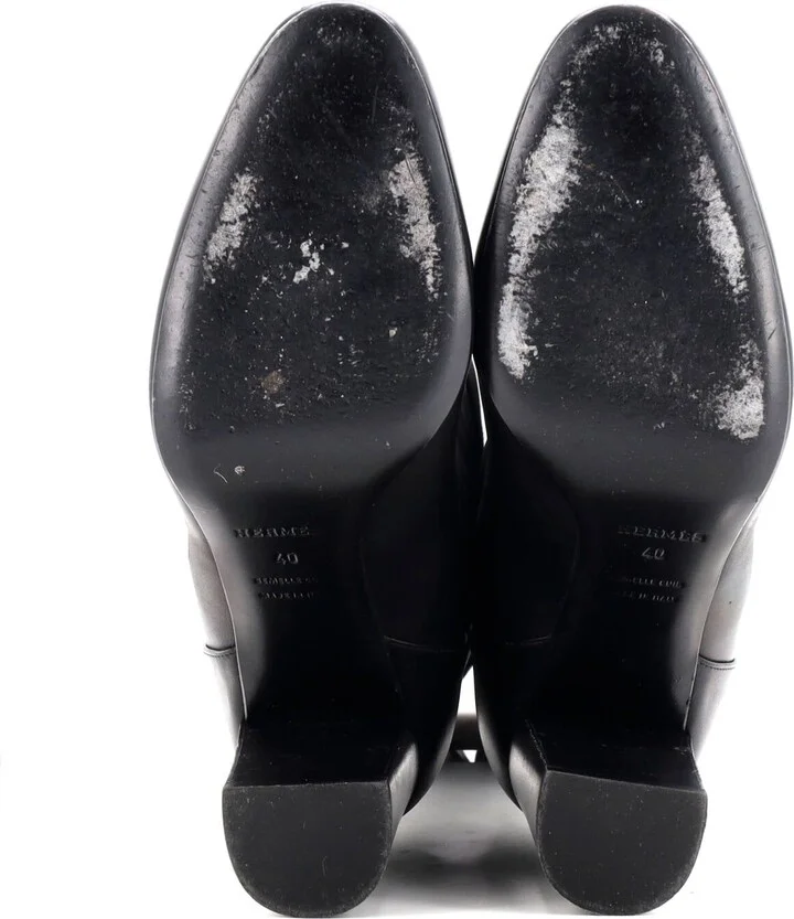 Hermes Women's Story Tall Boots Leather - Image 4