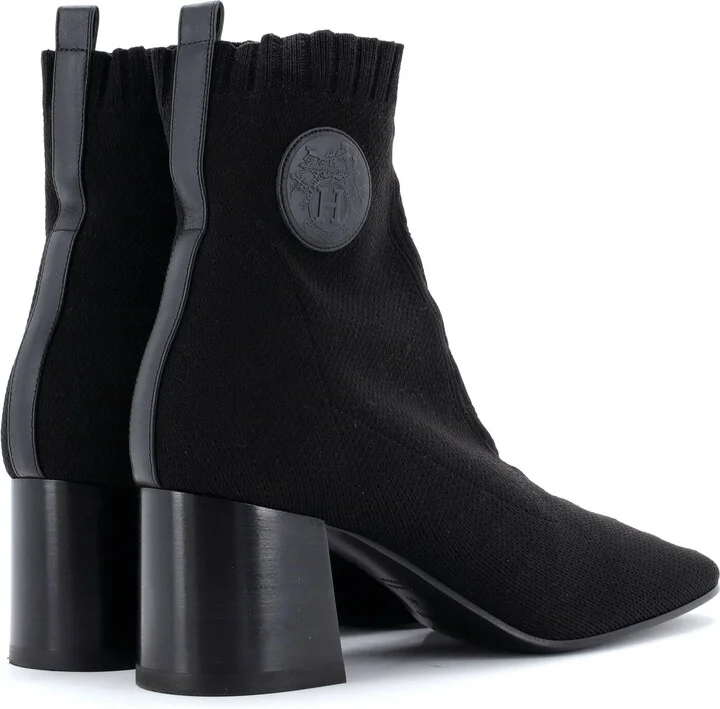 Hermes Women's Volver Ankle Boots Knit Fabric - Image 3