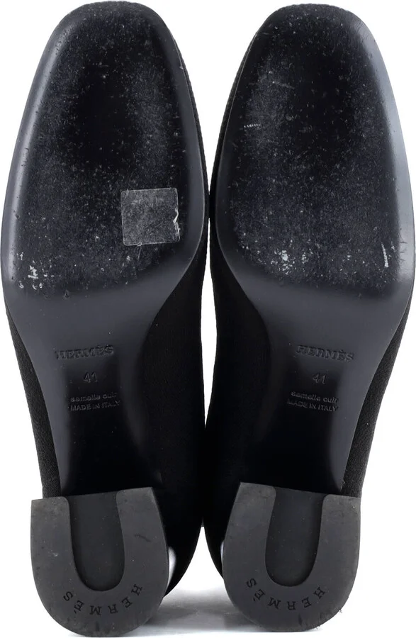 Hermes Women's Volver Ankle Boots Knit Fabric - Image 4