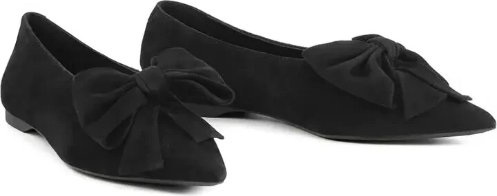 Hermine bow-detail pointed ballet flats - Image 2