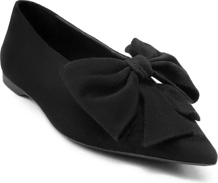 Hermine bow-detail pointed ballet flats - Image 5