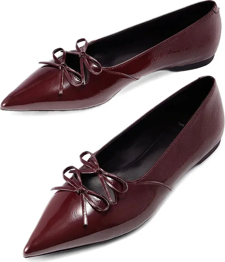 Hermine patent leather ballet flats - Image 4