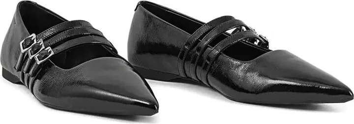 Hermine pointed-toe buckle flats - Image 2