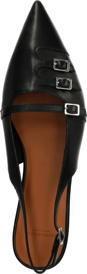 Hermine pointed-toe buckled ballet flats - Image 4