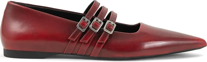 Hermine Pointed Toe Mary Jane Flat - Image 4