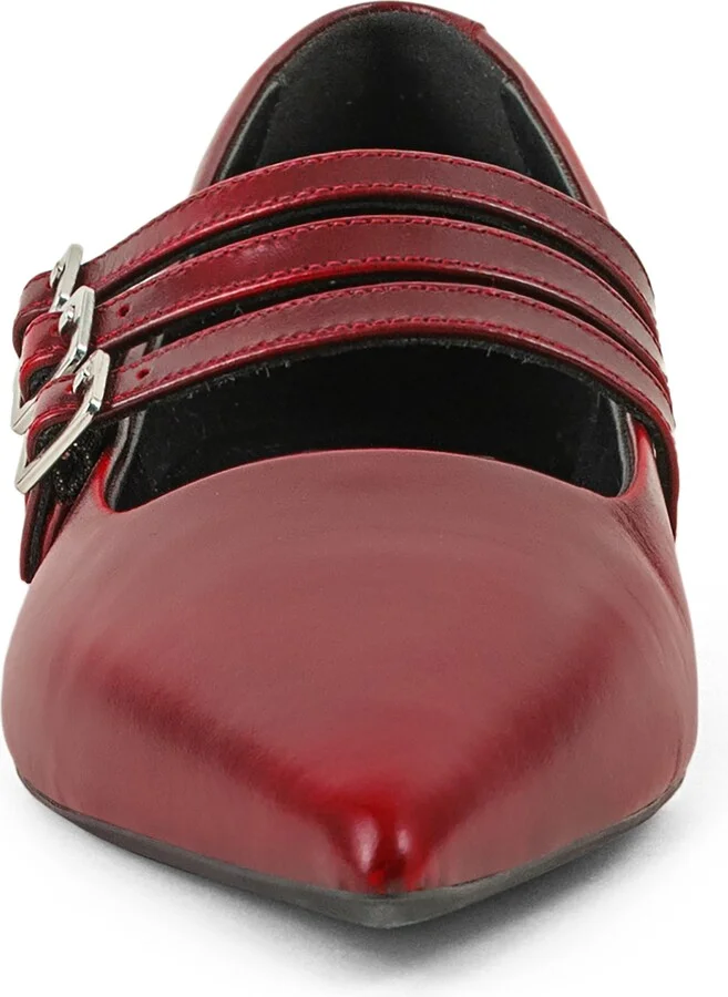 Hermine Pointed Toe Mary Jane Flat - Image 5