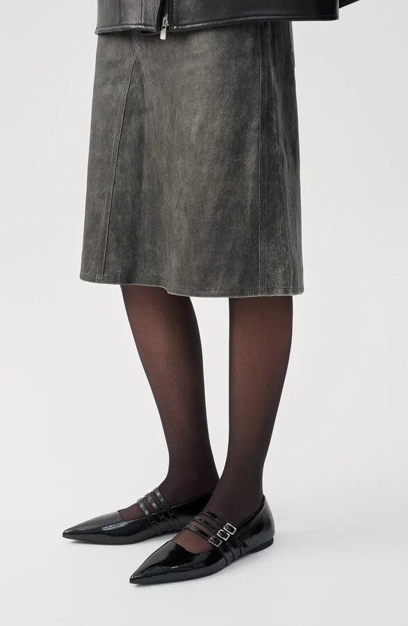 Hermine Pointed Toe Mary Jane Flat - Image 2