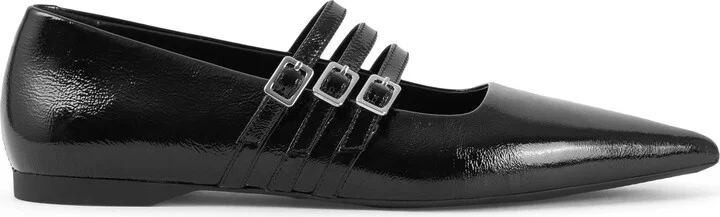 Hermine Pointed Toe Mary Jane Flat - Image 4