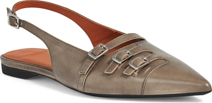 Hermine Pointed Toe Slingback Flat