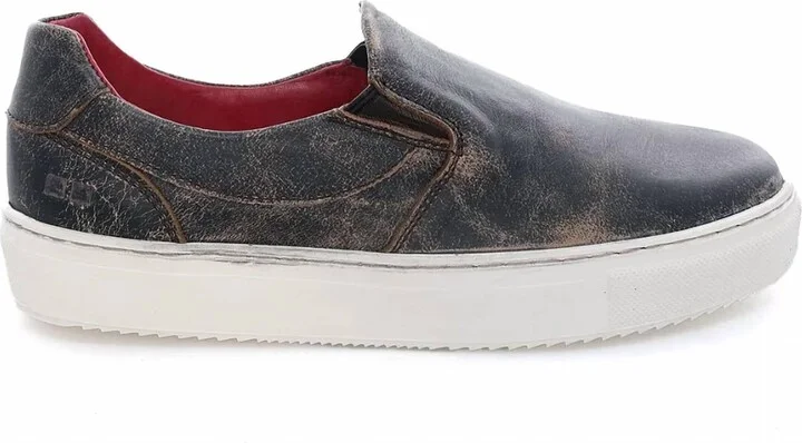Hermione Slip-On Sneaker In Black Lux