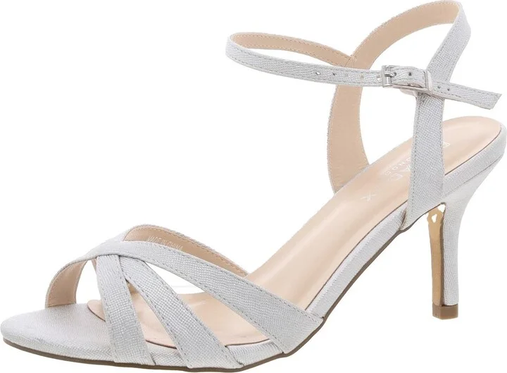Hero Womens Criss-Cross Faux Leather Slingback Sandals