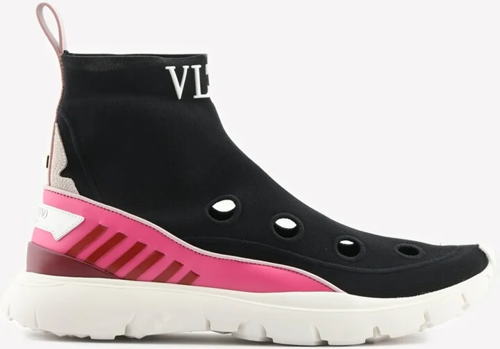 Heroes Hers Stretch Knit High-Top Sneakers