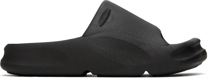 Heron Preston Black Eco Slides