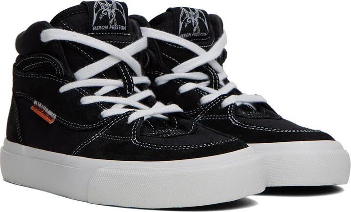 Heron Preston Black Toby Sneakers - Image 4