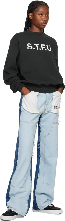 Heron Preston Black Toby Sneakers - Image 5