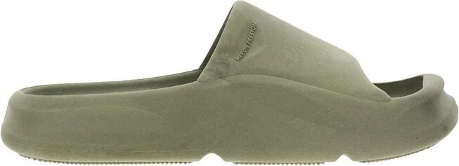 Heron Preston Logo Embossed Slip-On Mules