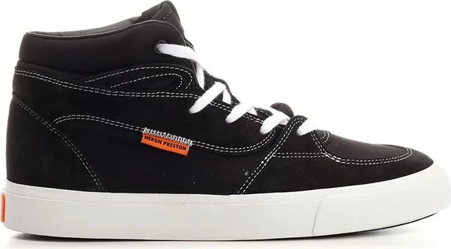 Heron Preston Toby Mid-Top Lace-Up Sneakers