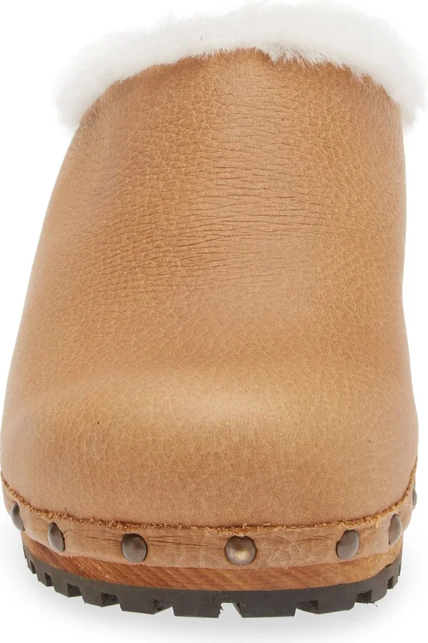 Hese Genuine Shealing Lined Clog - Image 4