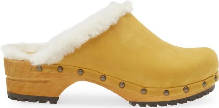 Hese Genuine Shealing Lined Clog - Image 9