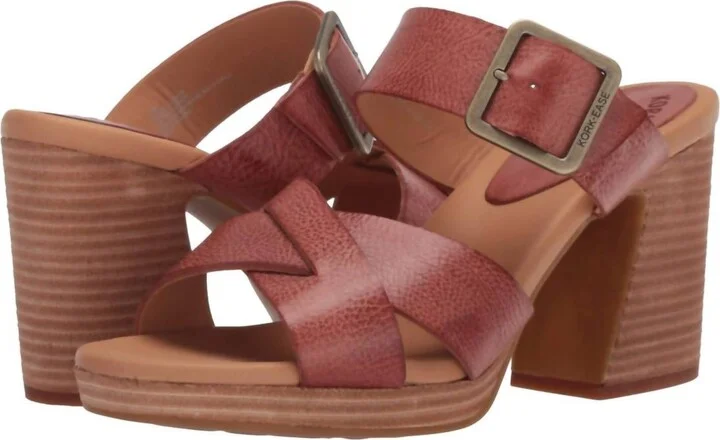 Hesperia Platform Sandal In Rust