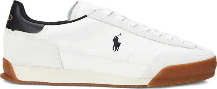 Hester leather-panel trainers