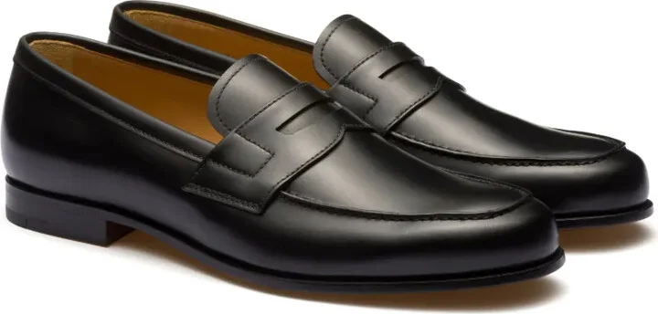 Heswall 2 penny leather loafers - Image 2