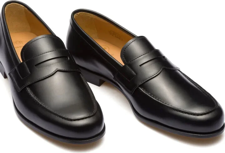 Heswall 2 penny leather loafers - Image 3