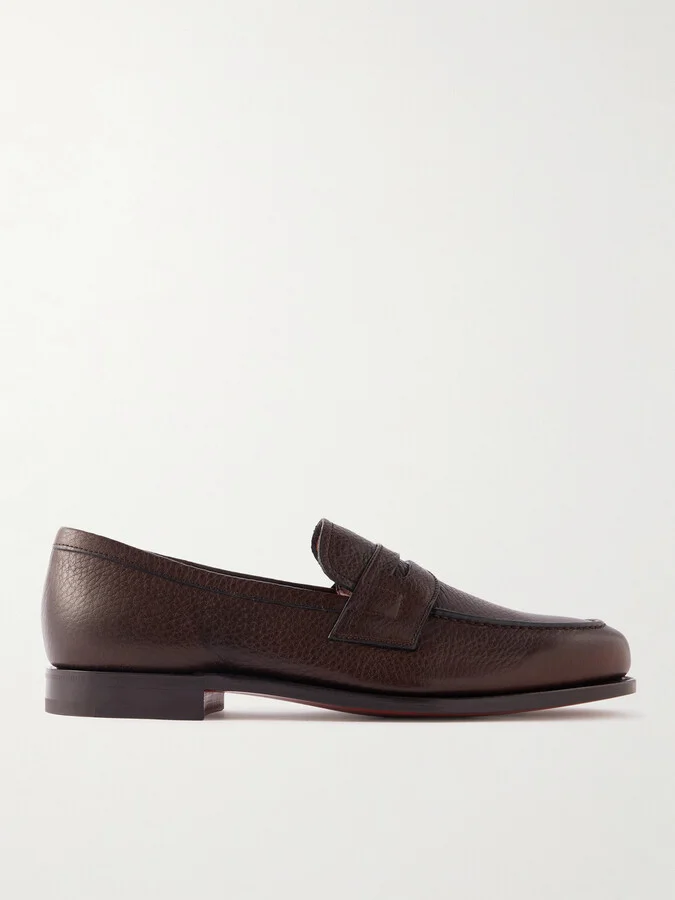 Heswall Full-Grain Leather Penny Loafers