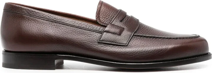 Heswall leather penny loafers