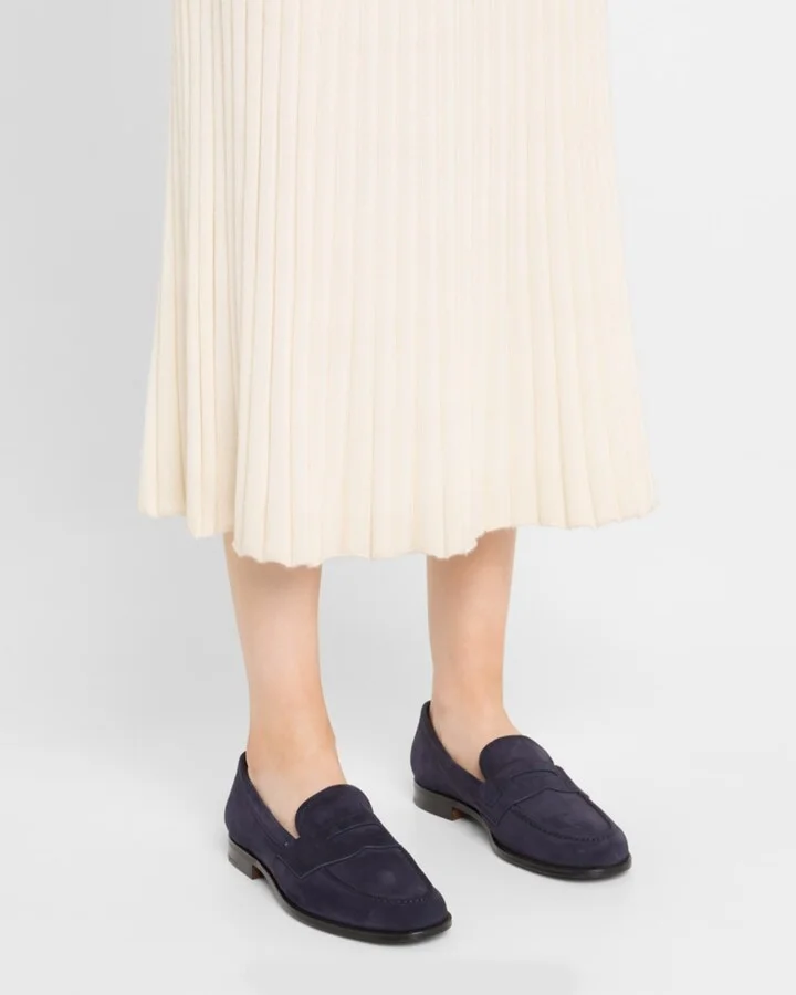 Heswall Suede Penny Loafers - Image 7