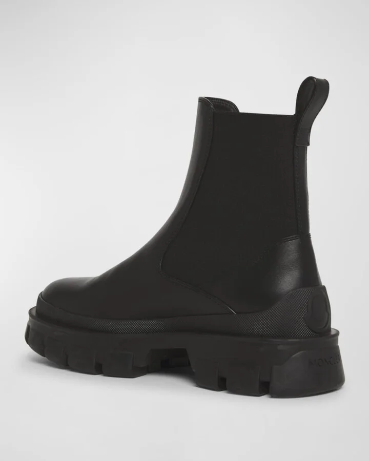 Hevea Leather Chelsea Ankle Booties - Image 2