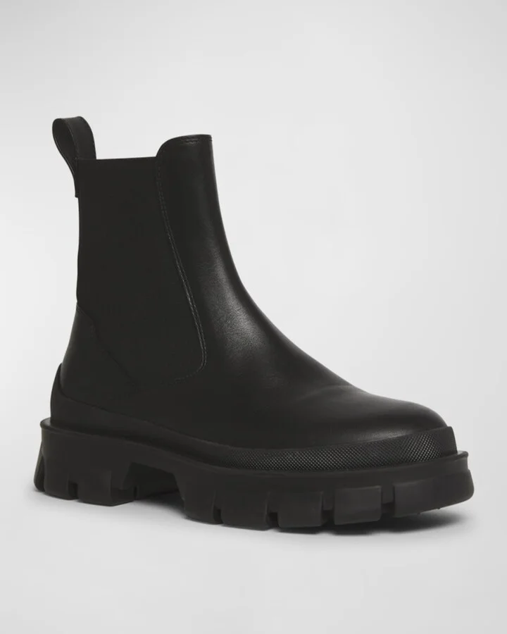 Hevea Leather Chelsea Ankle Booties - Image 5