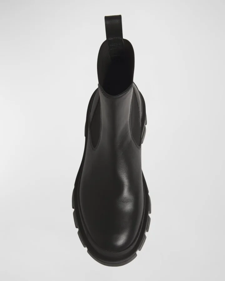 Hevea Leather Chelsea Ankle Booties - Image 6