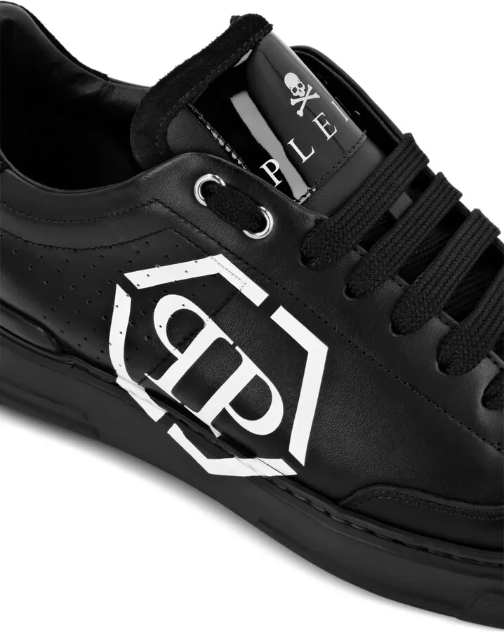 Hexagon leather sneakers - Image 4