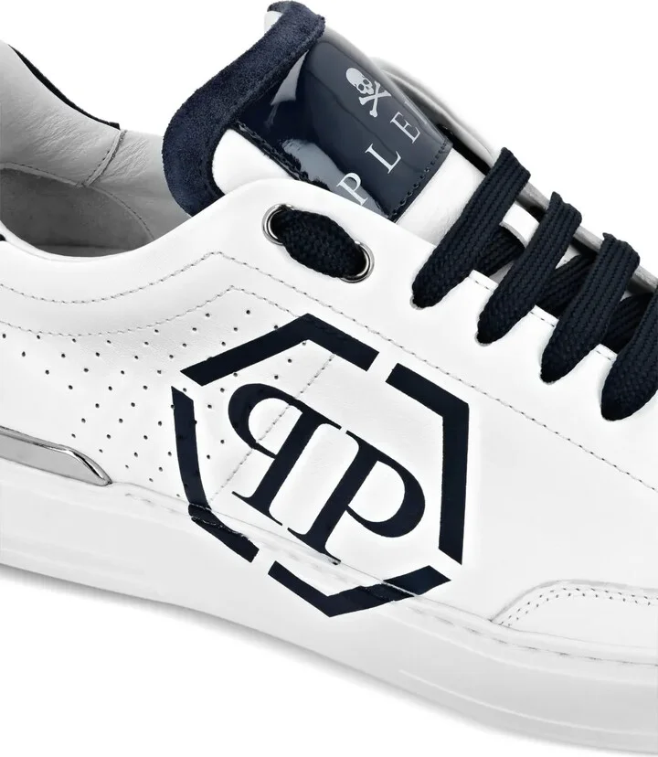 Hexagon leather sneakers - Image 4