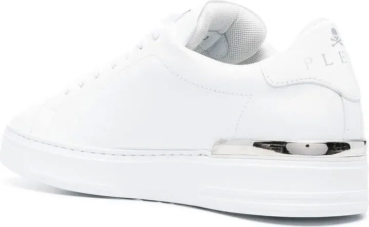Hexagon low-top leather sneakers - Image 3