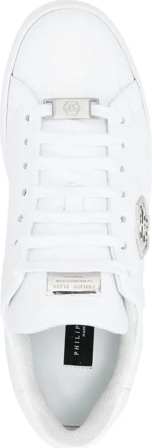 Hexagon low-top leather sneakers - Image 4