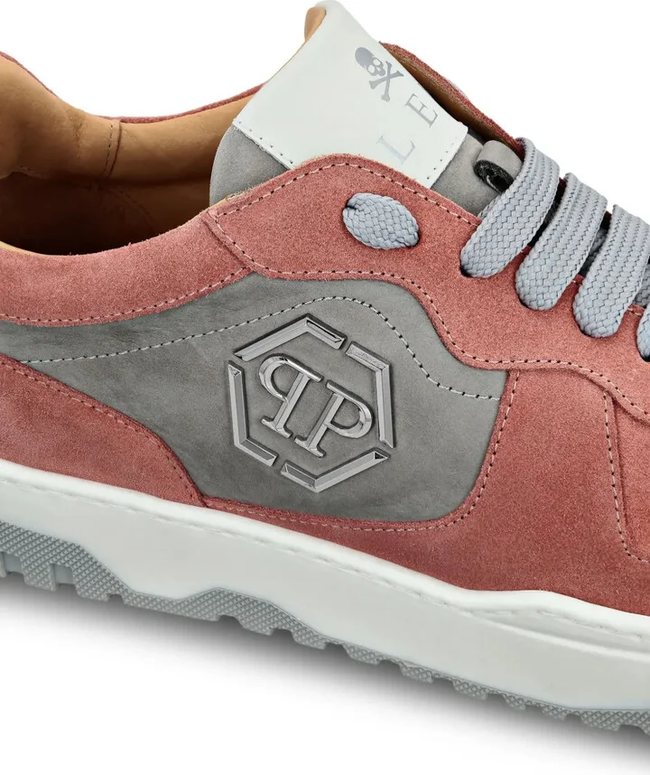 Hexagon panelled low-top sneakers - Image 5