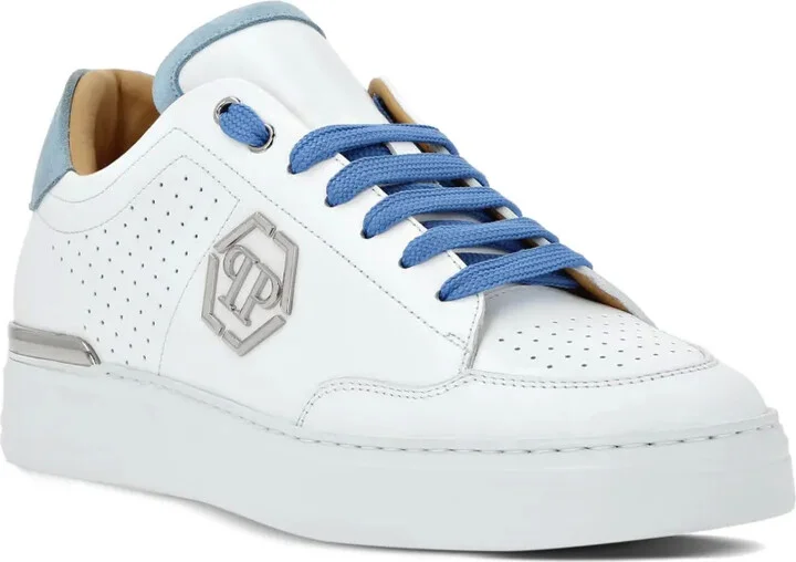 Hexagon panelled low-top sneakers - Image 2